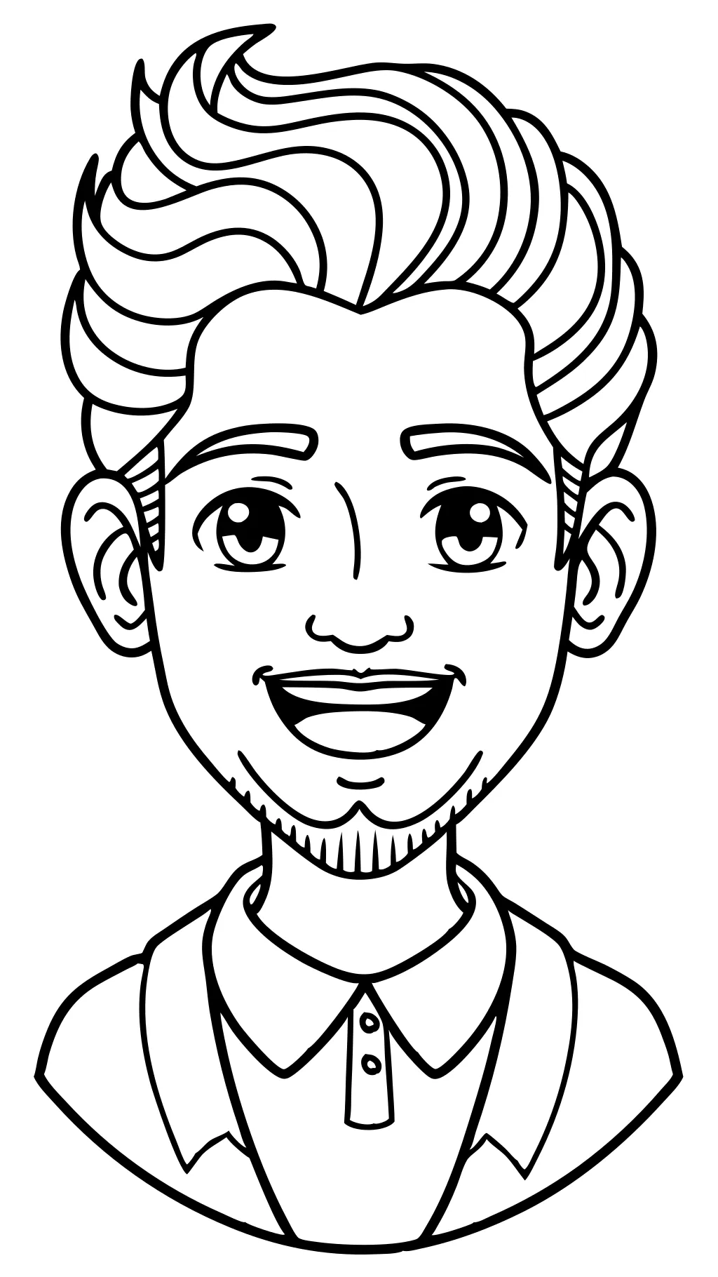 coloring pages faces